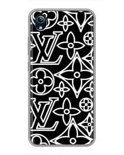 Чехол для Vivo Y91C с картинкой «Черно-белый узор LV» Чехол для Vivo Y91C с картинкой «Черно-белый узор LV»
