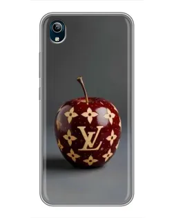 Чехол для Vivo Y91C с картинкой «Красное яблоко LV»