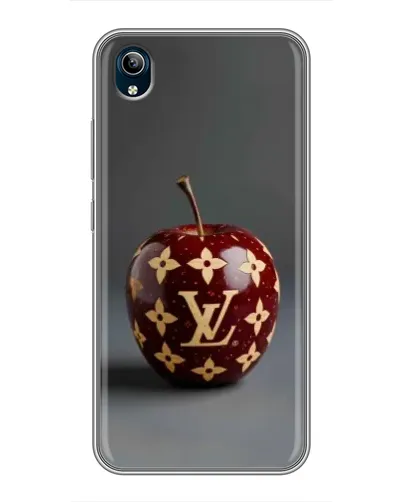 Чехол для Vivo Y91C с картинкой «Красное яблоко LV»
