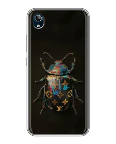 Чехол для Vivo Y91C с картинкой «LV — мраморный принт»