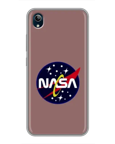 Чехол для Vivo Y91C с картинкой «NASA — ретро космос» Чехол для Vivo Y91C с картинкой «NASA — ретро космос»