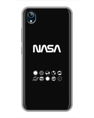Чехол для Vivo Y91C с картинкой «NASA — технический принт» Чехол для Vivo Y91C с картинкой «NASA — технический принт»