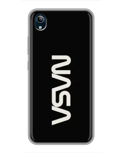 Чехол для Vivo Y91C с картинкой «NASA — вертикальный логотип» Чехол для Vivo Y91C с картинкой «NASA — вертикальный логотип»