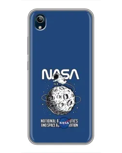 Чехол для Vivo Y91C с картинкой «NASA — лунная миссия» Чехол для Vivo Y91C с картинкой «NASA — лунная миссия»