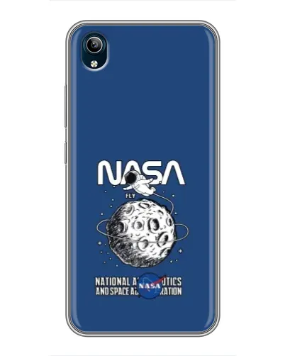Чехол для Vivo Y91C с картинкой «NASA — лунная миссия» Чехол для Vivo Y91C с картинкой «NASA — лунная миссия»