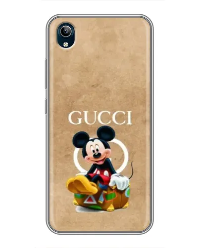 Чохол для Vivo Y91C з картинкою «Міккі Маус Gucci — крафт»