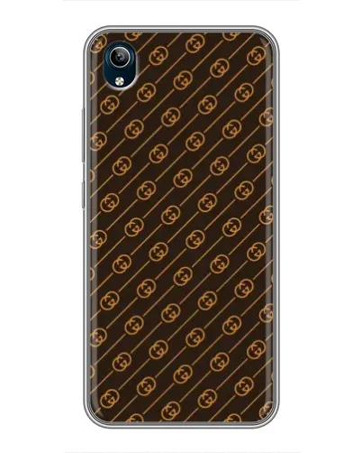 Чохол для Vivo Y91C з картинкою «Gucci — золоті діагоналі»