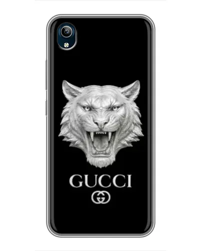 Чехол для Vivo Y91C с картинкой «Gucci — серебряный лев» Чехол для Vivo Y91C с картинкой «Gucci — серебряный лев»