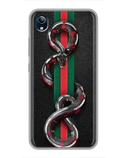 Чохол для Vivo Y91C з картинкою «Gucci — змія на смузі»