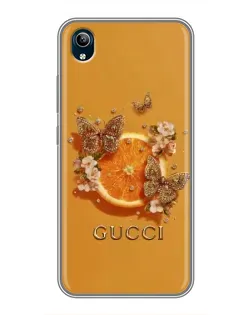 Чохол для Vivo Y91C з картинкою «Gucci — золоті метелики»