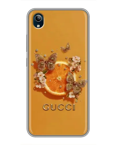 Чехол для Vivo Y91C с картинкой «Gucci — золотые бабочки» Чехол для Vivo Y91C с картинкой «Gucci — золотые бабочки»
