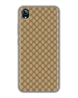 Чохол для Vivo Y91C з картинкою «Gucci — класичний беж»