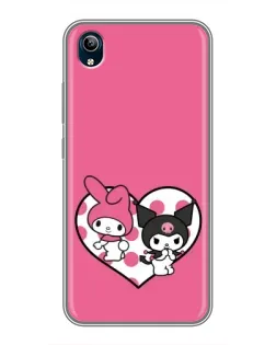 Чохол для Vivo Y91C з картинкою «Kuromi та My Melody» Чохол для Vivo Y91C з картинкою «Kuromi та My Melody»
