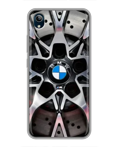 Чехол для Vivo Y91C с картинкой «BMW — деталь диска»
