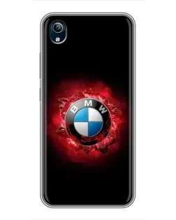 Чехол для Vivo Y91C с картинкой «Логотип BMW — вспышка»