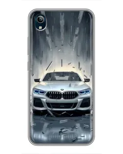 Чехол для Vivo Y91C с картинкой «BMW в свете фар»