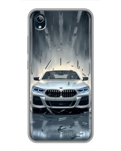 Чехол для Vivo Y91C с картинкой «BMW в свете фар»