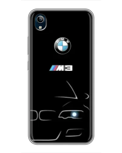 Чехол для Vivo Y91C с картинкой «Минималистичный принт BMW M3»