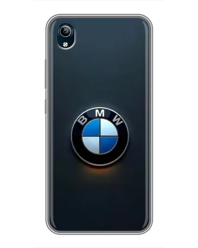 Чехол для Vivo Y91C с картинкой «Логотип BMW — минимализм»
