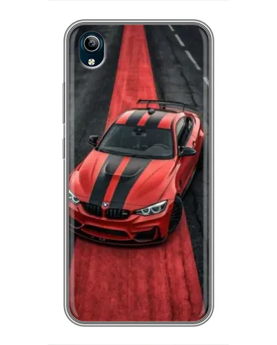 Чехол для Vivo Y91C с картинкой «BMW на красной дорожке»