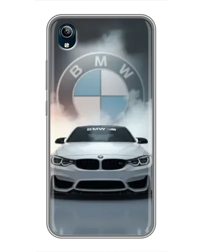 Чехол для Vivo Y91C с картинкой «BMW в белом дыму» Чехол для Vivo Y91C с картинкой «BMW в белом дыму»