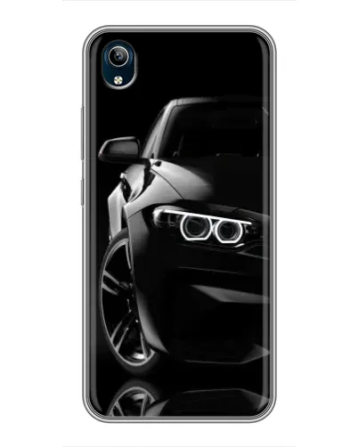 Чехол для Vivo Y91C с картинкой «Черная BMW — профиль» Чехол для Vivo Y91C с картинкой «Черная BMW — профиль»