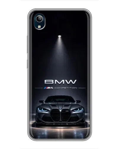 Чехол для Vivo Y91C с картинкой «BMW сквозь ночной город» Чехол для Vivo Y91C с картинкой «BMW сквозь ночной город»