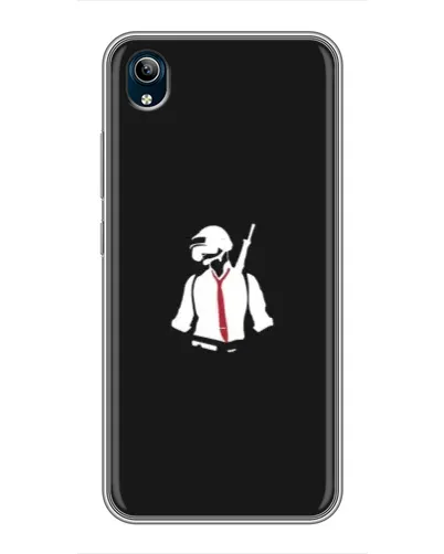 Чохол для Vivo Y91C з картинкою «PUBG — силует воїна» Чохол для Vivo Y91C з картинкою «PUBG — силует воїна»
