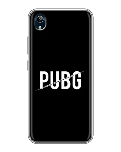 Чохол для Vivo Y91C з картинкою «PUBG — білий логотип» Чохол для Vivo Y91C з картинкою «PUBG — білий логотип»