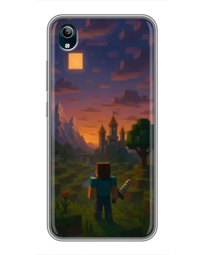 Чохол для Vivo Y91C з картинкою «Стів біля вежі» Чохол для Vivo Y91C з картинкою «Стів біля вежі»