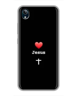 Чохол для Vivo Y91C з картинкою «Серце - Jesus»