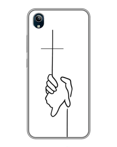 Чехол для Vivo Y91C с картинкой «Рука держит» Чехол для Vivo Y91C с картинкой «Рука держит»