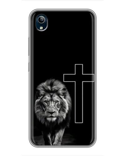Чехол для Vivo Y91C с картинкой «Лев и Крест» Чехол для Vivo Y91C с картинкой «Лев и Крест»