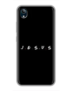 Чехол для Vivo Y91C с картинкой «Точки веры J.E.S.U.S.»