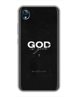Чехол для Vivo Y91C с картинкой «GOD — Бог над всем»