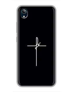 Чехол для Vivo Y91C с картинкой «Тонкий крест» Чехол для Vivo Y91C с картинкой «Тонкий крест»