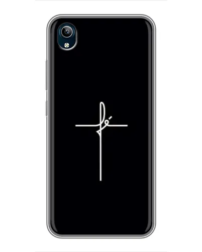 Чехол для Vivo Y91C с картинкой «Тонкий крест» Чехол для Vivo Y91C с картинкой «Тонкий крест»