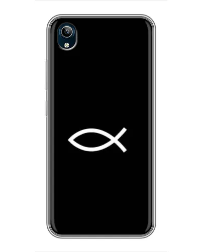 Чехол для Vivo Y91C с картинкой «Символ рыбы Jesus» Чехол для Vivo Y91C с картинкой «Символ рыбы Jesus»
