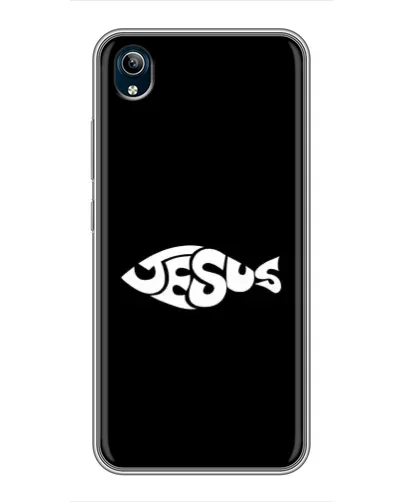 Чехол для Vivo Y91C с картинкой «Рыба Jesus» Чехол для Vivo Y91C с картинкой «Рыба Jesus»