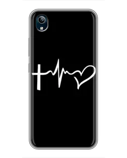 Чехол для Vivo Y91C с картинкой «Пульс веры» Чехол для Vivo Y91C с картинкой «Пульс веры»