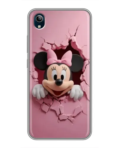 Чехол для Vivo Y91C с картинкой «Минни сквозь стену»