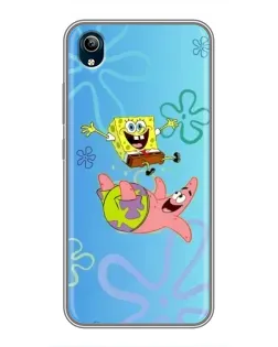 Чехол для Vivo Y91C с картинкой «Спанч Боб и Патрик» Чехол для Vivo Y91C с картинкой «Спанч Боб и Патрик»