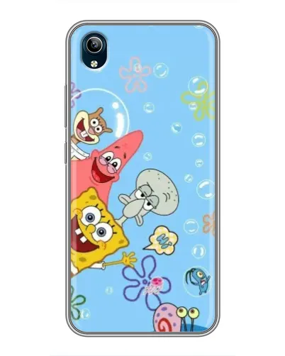Чехол для Vivo Y91C с картинкой «Веселые пузырьки»