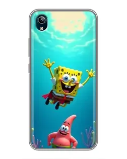 Чехол для Vivo Y91C с картинкой «Спанч Боб под водой» Чехол для Vivo Y91C с картинкой «Спанч Боб под водой»