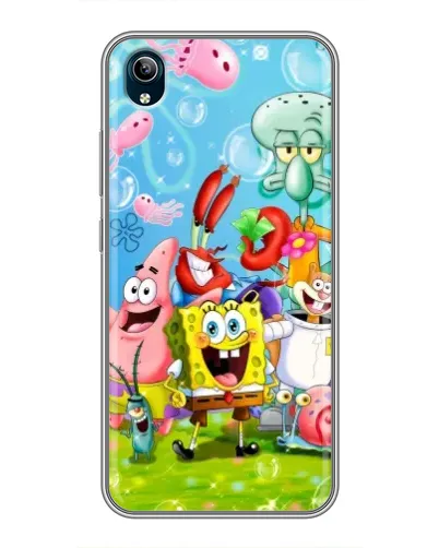 Чехол для Vivo Y91C с картинкой «Губка Боб и друзья» Чехол для Vivo Y91C с картинкой «Губка Боб и друзья»