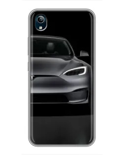 Чехол для Vivo Y91C с картинкой «Tesla Model S Look» Чехол для Vivo Y91C с картинкой «Tesla Model S Look»