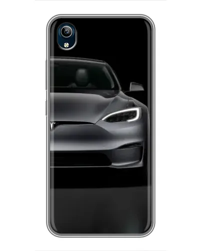 Чехол для Vivo Y91C с картинкой «Tesla Model S Look» Чехол для Vivo Y91C с картинкой «Tesla Model S Look»