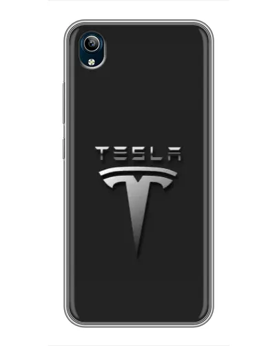 Чехол для Vivo Y91C с картинкой «Стальной логотип Tesla» Чехол для Vivo Y91C с картинкой «Стальной логотип Tesla»
