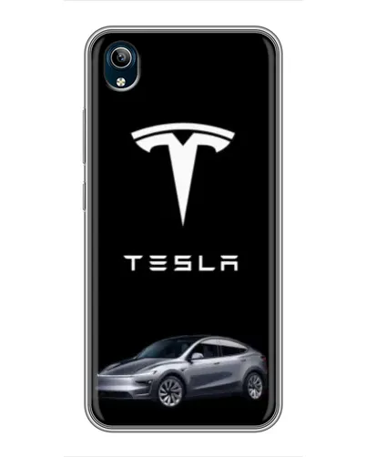 Чехол для Vivo Y91C с картинкой «Tesla Model Y» Чехол для Vivo Y91C с картинкой «Tesla Model Y»