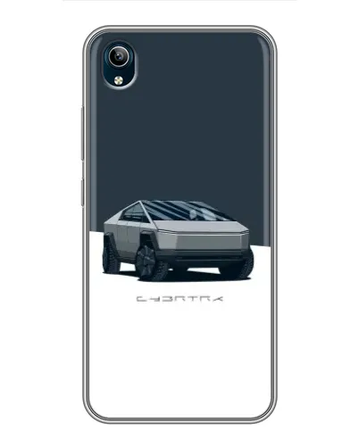 Чехол для Vivo Y91C с картинкой «Серебристый Cybertruck Tesla» Чехол для Vivo Y91C с картинкой «Серебристый Cybertruck Tesla»